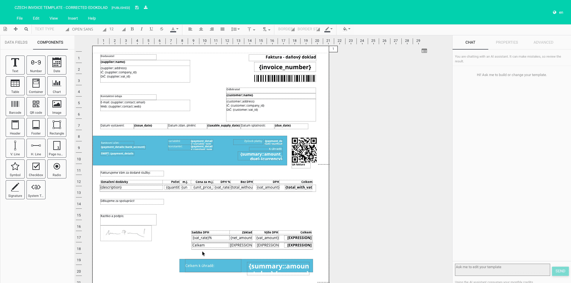 edoklad-invoice-editor